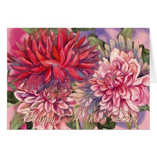 dahlias flowers (Front Horizontal)