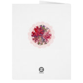 dahlias flowers cards (Back)