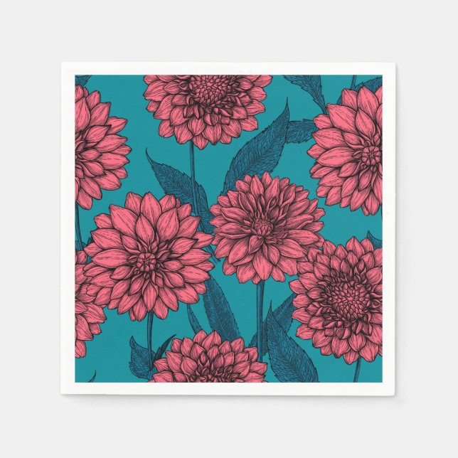 Dahlias Napkins (Front)