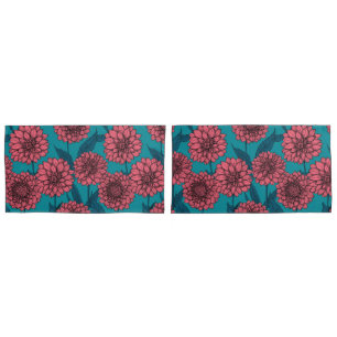 Dahlias Pillow Case