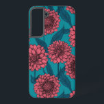 Dahlias Samsung Galaxy S22  Case<br><div class="desc">Seamless pattern made of hand drawn dahlia flowers</div>