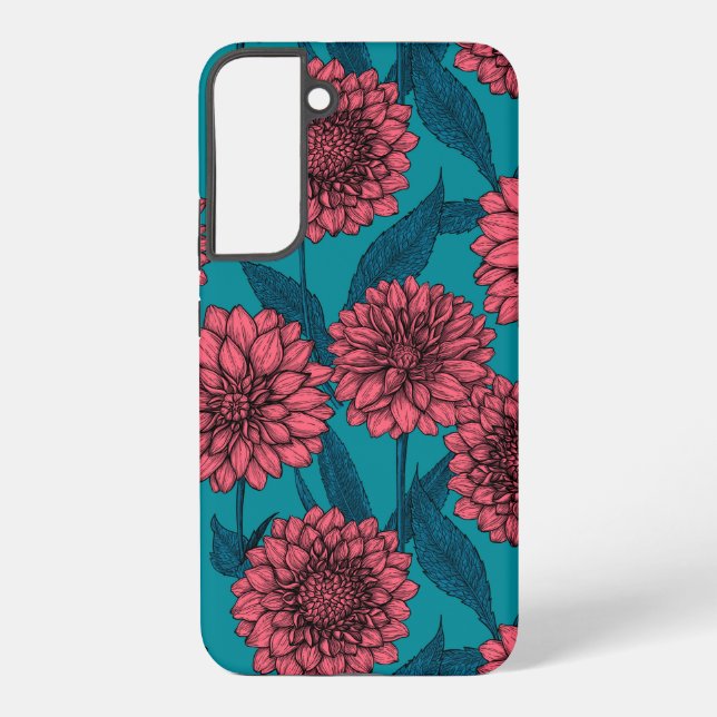 Dahlias Samsung Galaxy Case (Back)