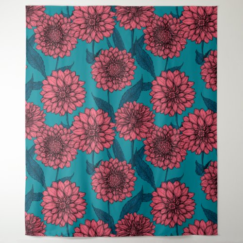 Dahlias Tapestry