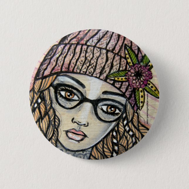Dahlilah Button (Front)