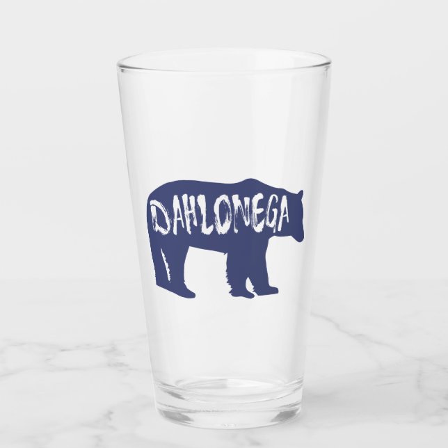 Dahlonega Georgia Bear Glass (Front)