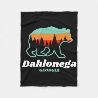 Dahlonega Georgia Bear Mountains Country  Fleece Blanket