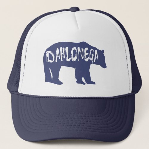 Dahlonega Georgia Bear Trucker Hat