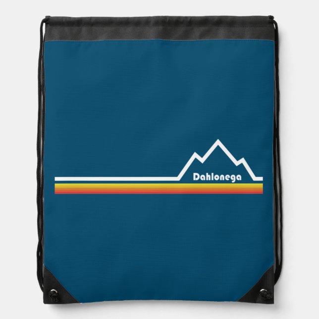 Dahlonega, Georgia Drawstring Bag (Front)