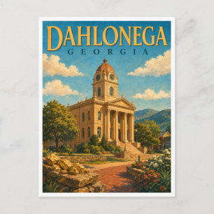 Dahlonega Georgia Gold Museum GeoSaga Postcard