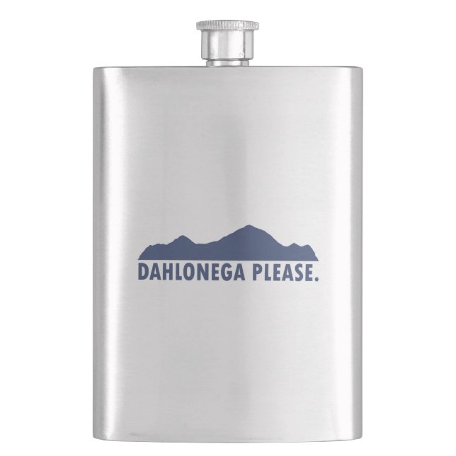 Dahlonega Georgia Please Flask (Front)