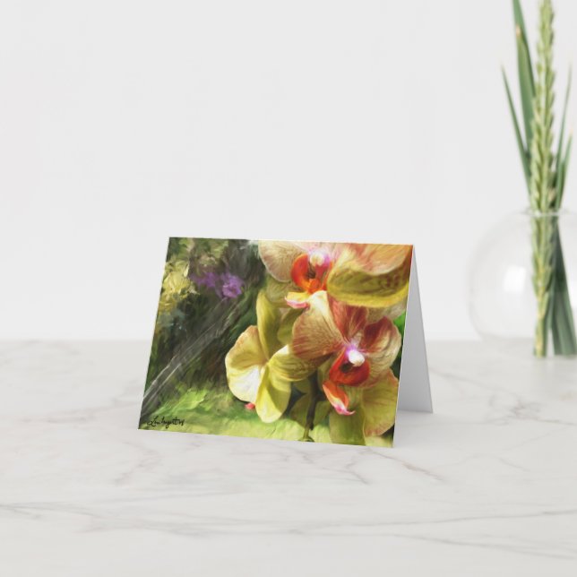 Dahlquist Orchids Notecard (Front)