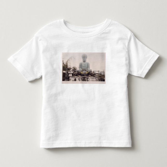 Daibutsu at Kobe, c.1880 (hand coloured albumen pr Toddler T-shirt (Front)