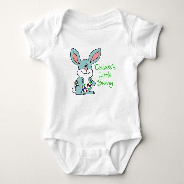 Daideo's Little Bunny Baby Bodysuit (Front)