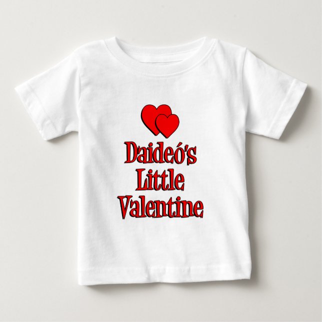 Daideo's Little Valentine Baby T-Shirt (Front)