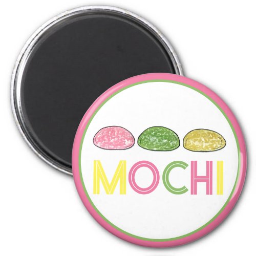 Daifuku Mochi Japanese New Year Rice Cake Food Magnet