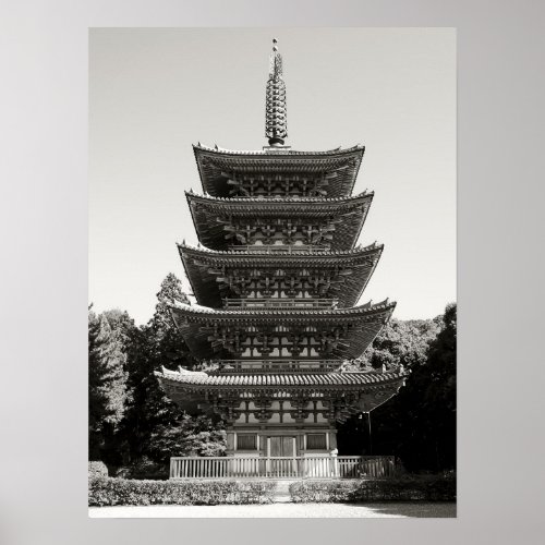 Daigo_ji Pagoda _ Japan National Treasure Poster