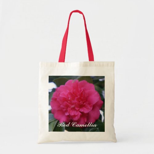 Daikagura Red Camellia Tote Bag