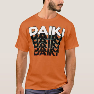 Daiki Funny Retro Vintage Sunset Daiki 80s 90s vin T-Shirt