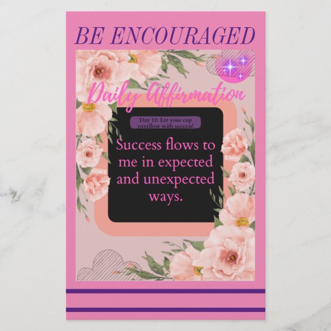 Daily Affimation Note Card (Day 11) (Front)