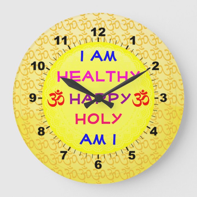 Daily Affirmation clock (Front)