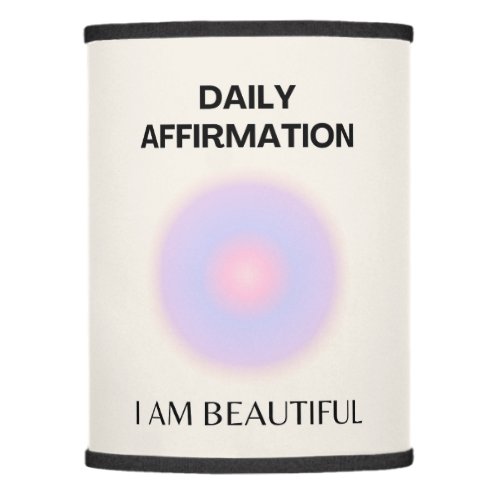 Daily Affirmations Manifestation Lamp Shade