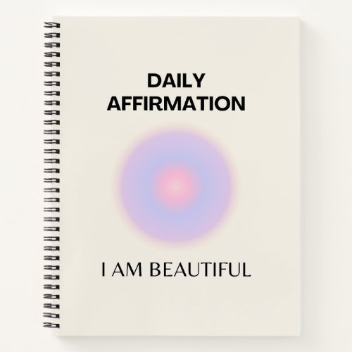 Daily Affirmations Manifestation Notebook