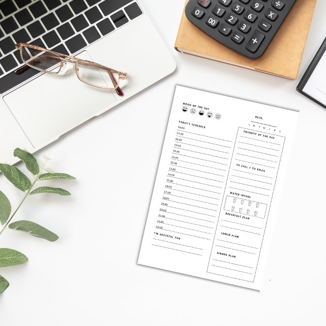 Daily Agenda  Notepad (Creator Uploaded)