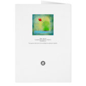 Daily Art 1/26/09  -  A quiet mind Cards (Back)