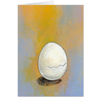 Daily Art 3/11/09  -  Cracking egg. Cards