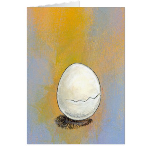 Daily Art 3/11/09 - Cracking egg. Cards (Front)