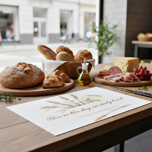 Daily Bread Paper Placemat