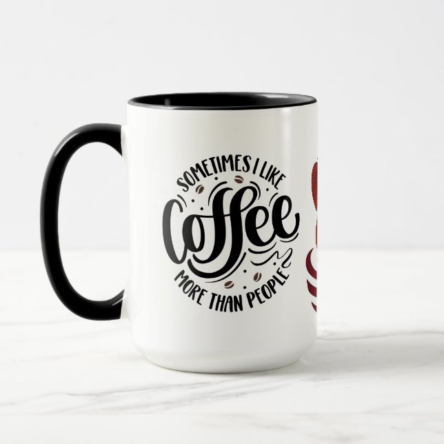 Daily Coffee and Tea Rituals Mug (Left)