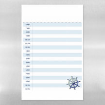 Daily Cruise Schedule 11 x 17" Dry Erase Board