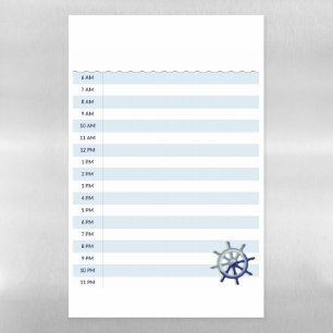 Daily Cruise Schedule 11 x 17" Dry Erase Board