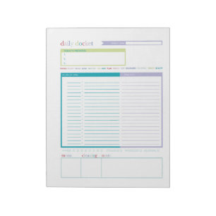 Daily Docket Dry Erase Board Notepad