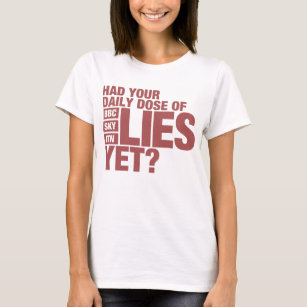 60 minutes of lies t shirt