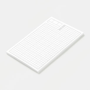 Daily Fauxbonichi Grid Minimalist Functional Post-it Notes