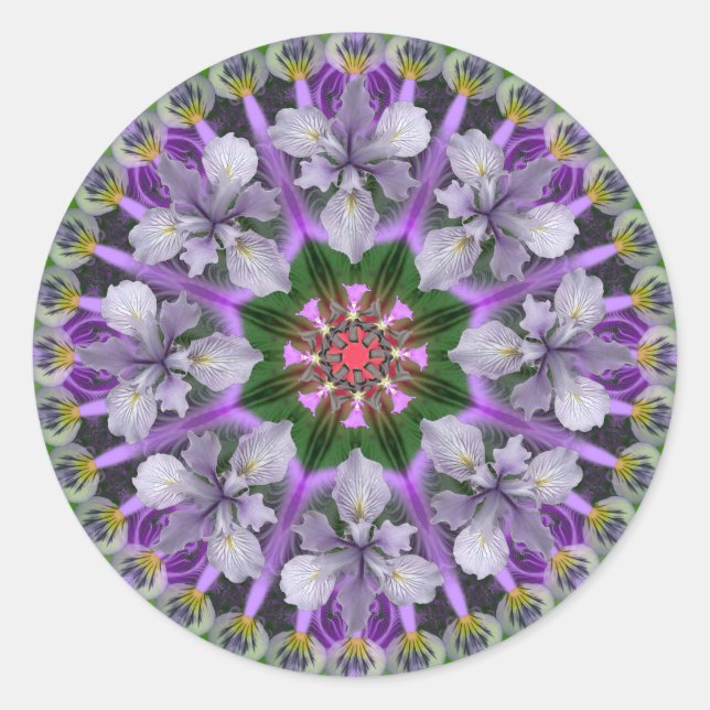 Daily Focus Mandala 3415 Sticker (Front)