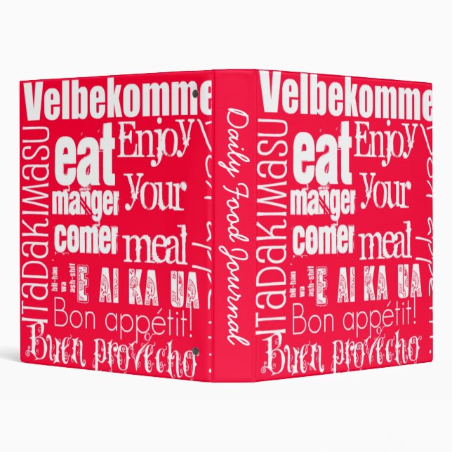 Daily Food Journal Binder (Background)