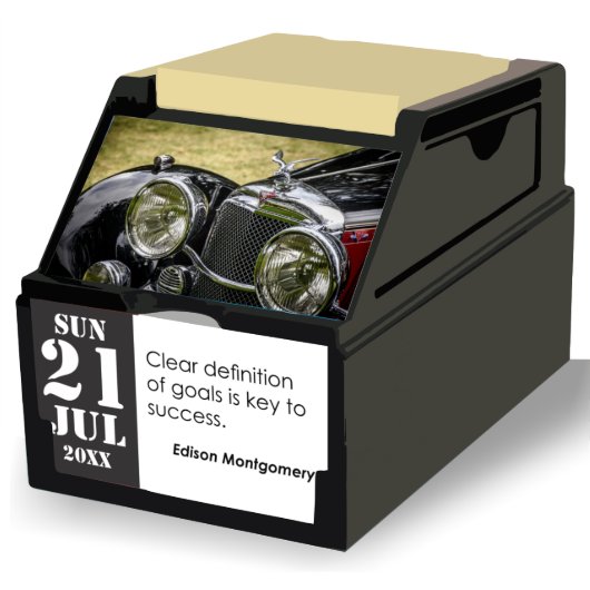 Daily Formula Of Success Quotes Day Calendar  (Front Right)