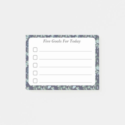 Daily Goals List Planner Post_it Notes