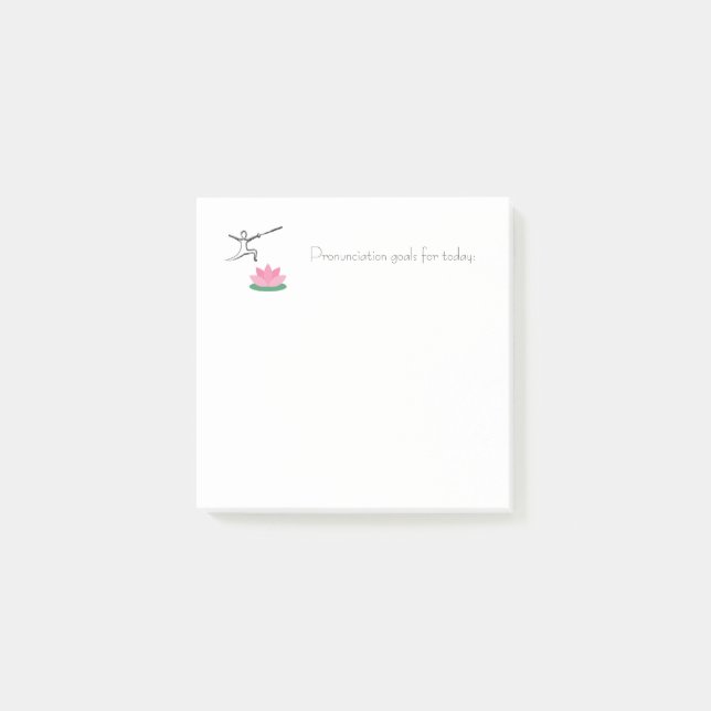 Daily Goals Post-It Notes – Lotus & Swordmaster (Front)