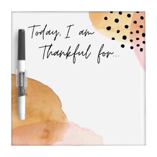 Daily Gratitude Dry Erase Board