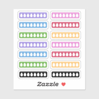 Daily Hydration Tracker Sticker