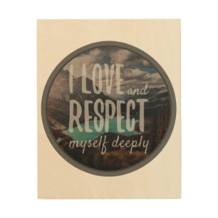 daily inspirational affirmations for life wood wall art