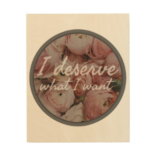 daily inspirational affirmations for work wood wall art