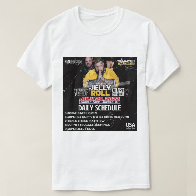 daily jelly roll     T-Shirt (Design Front)