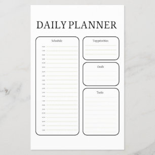 Daily Learning Planner Flyer