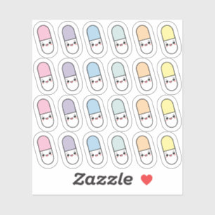 Daily Medicine Take Reminder Pill Tracker Planner Sticker