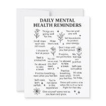 Daily Mental Health Reminders
